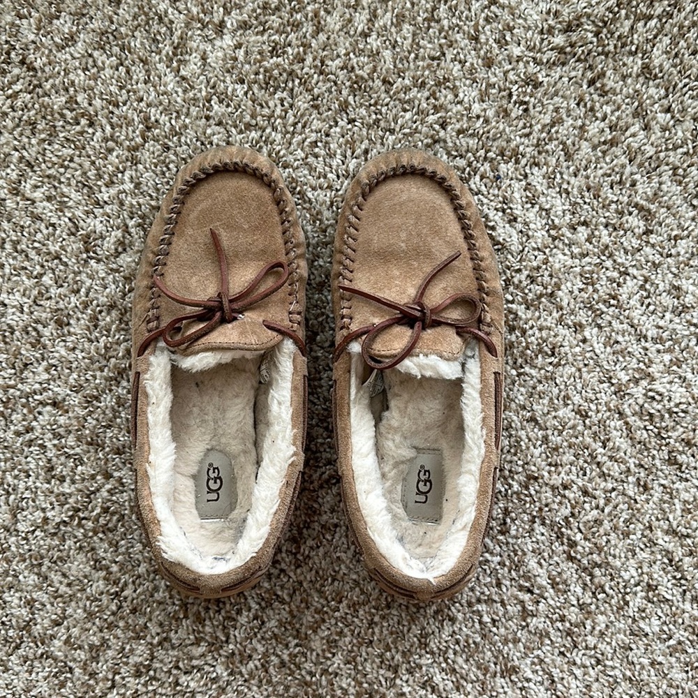 UGG chestnut moccasins